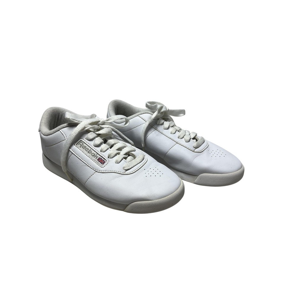 Reebok Classic Shoes Womens Size 7.5 White Leather Low Top Walking Sneakers